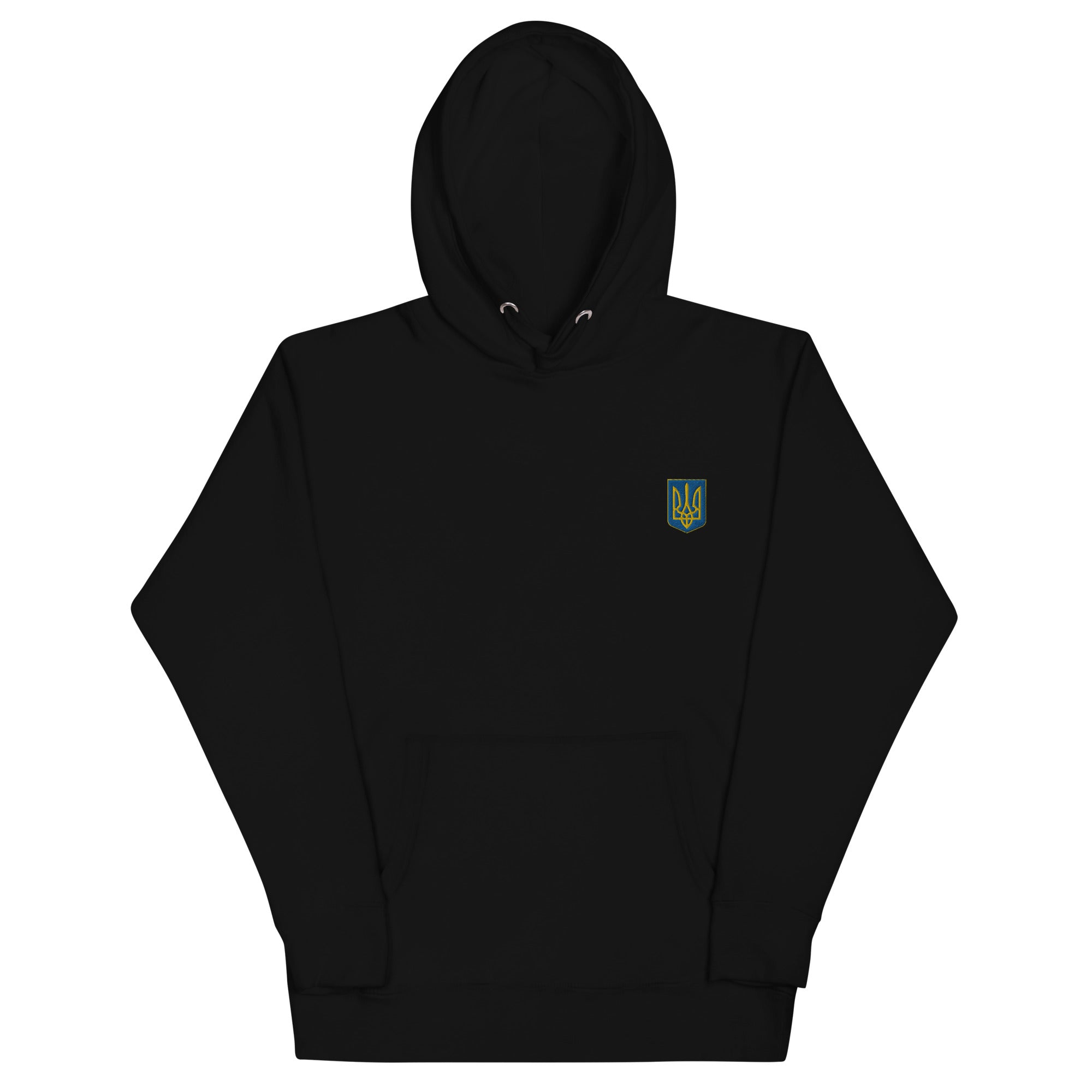 Ukraine Coat of Arms Embroidered Hoodie – Airways Apparel